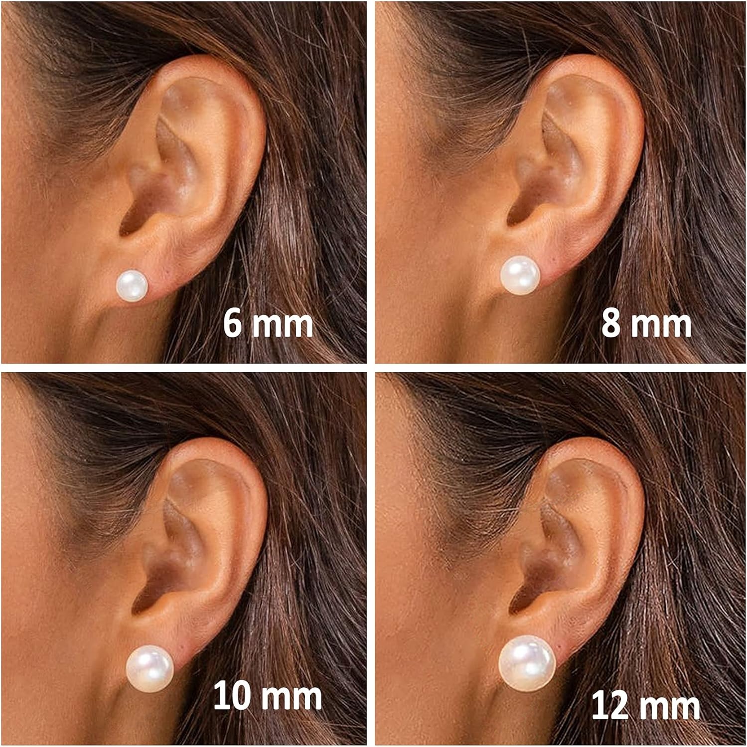 image:imagePAVOI 14K Gold Plated 925 Sterling Silver Round Stud White Simulated Shell Pearl EarringsYellow Gold