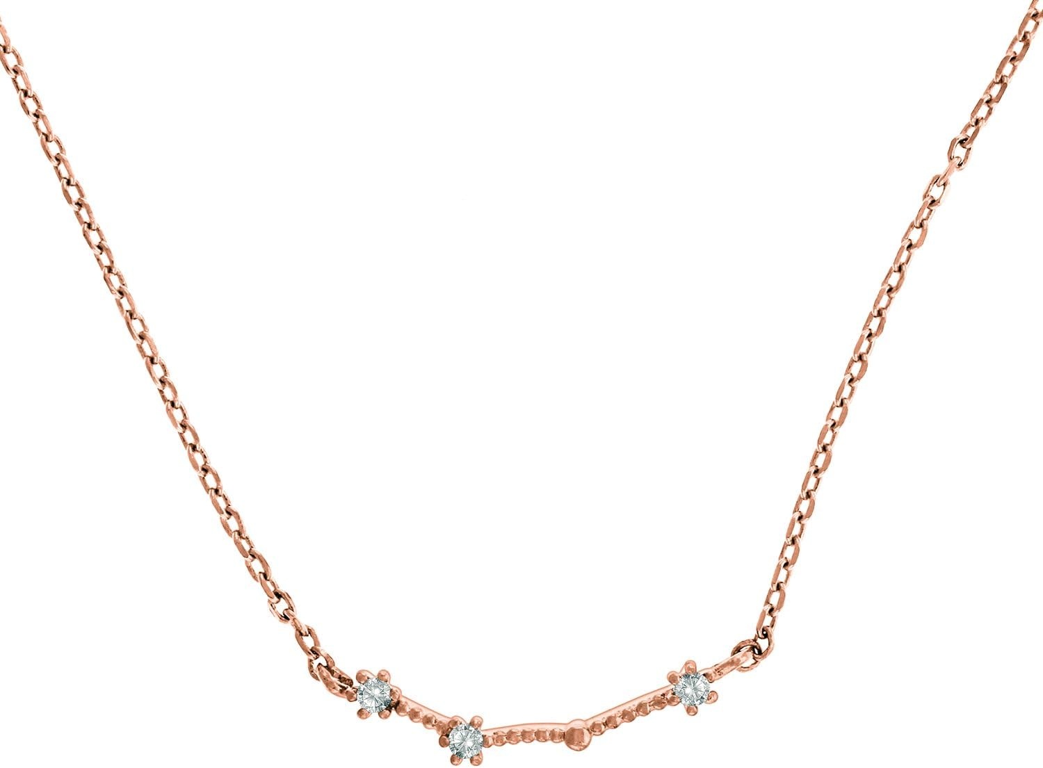 image:imagePAVOI 14K Gold Plated Astrology Constellation Horoscope Zodiac Necklace 1618Rose Gold