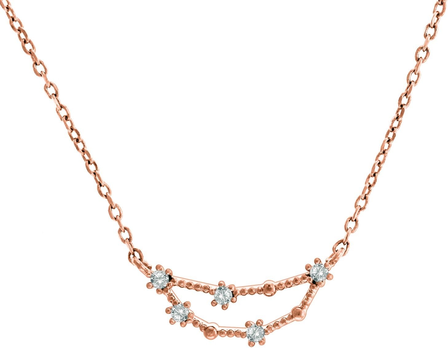 image:imagePAVOI 14K Gold Plated Astrology Constellation Horoscope Zodiac Necklace 1618Rose Gold