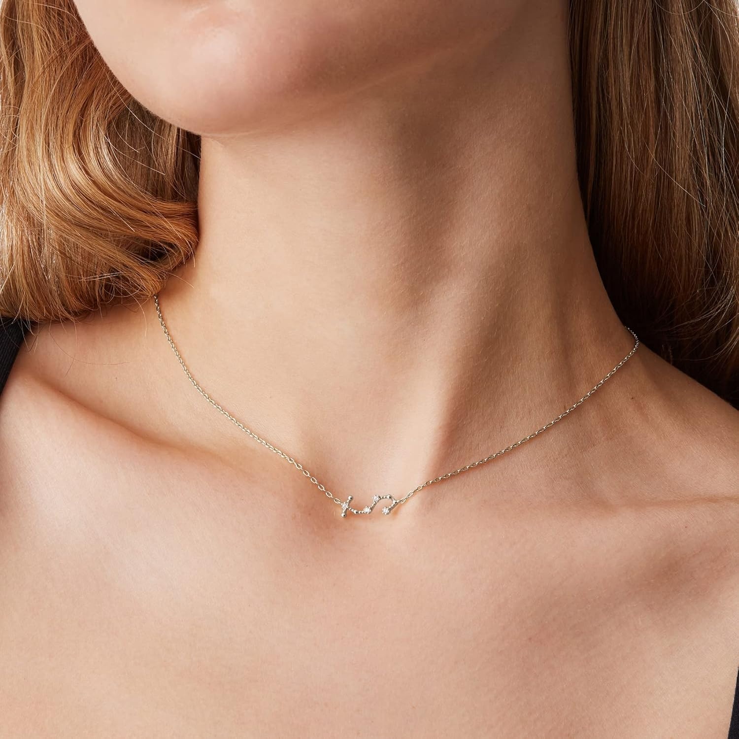 image:imagePAVOI 14K Gold Plated Astrology Constellation Horoscope Zodiac Necklace 1618Rose Gold