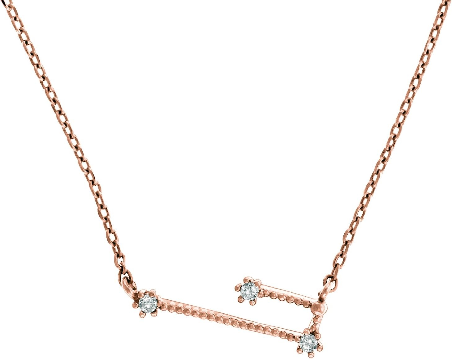 image:imagePAVOI 14K Gold Plated Astrology Constellation Horoscope Zodiac Necklace 1618Rose Gold