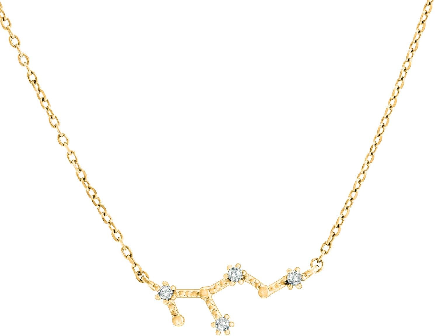 image:imagePAVOI 14K Gold Plated Astrology Constellation Horoscope Zodiac Necklace 1618Yellow Gold
