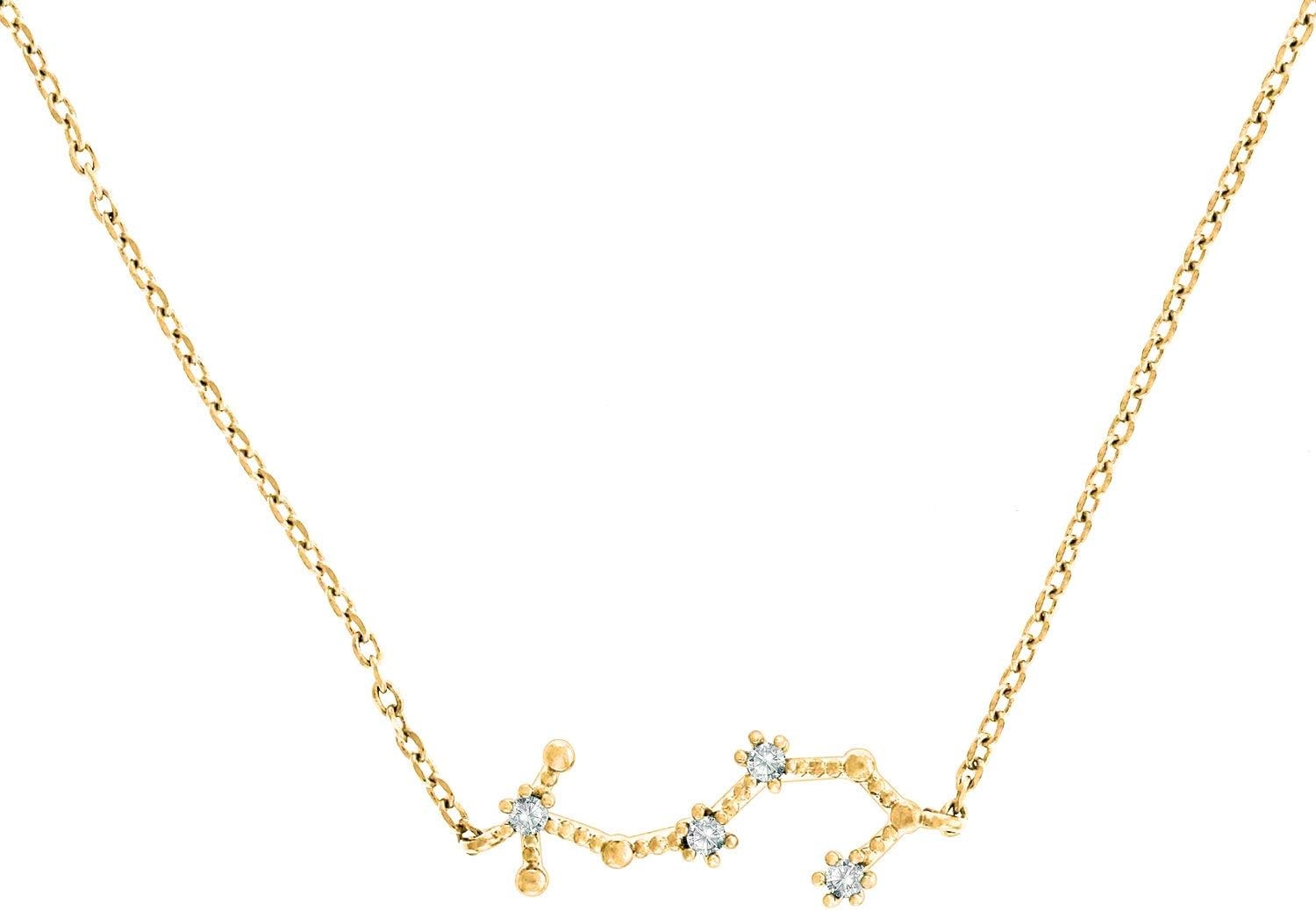image:imagePAVOI 14K Gold Plated Astrology Constellation Horoscope Zodiac Necklace 1618Yellow Gold