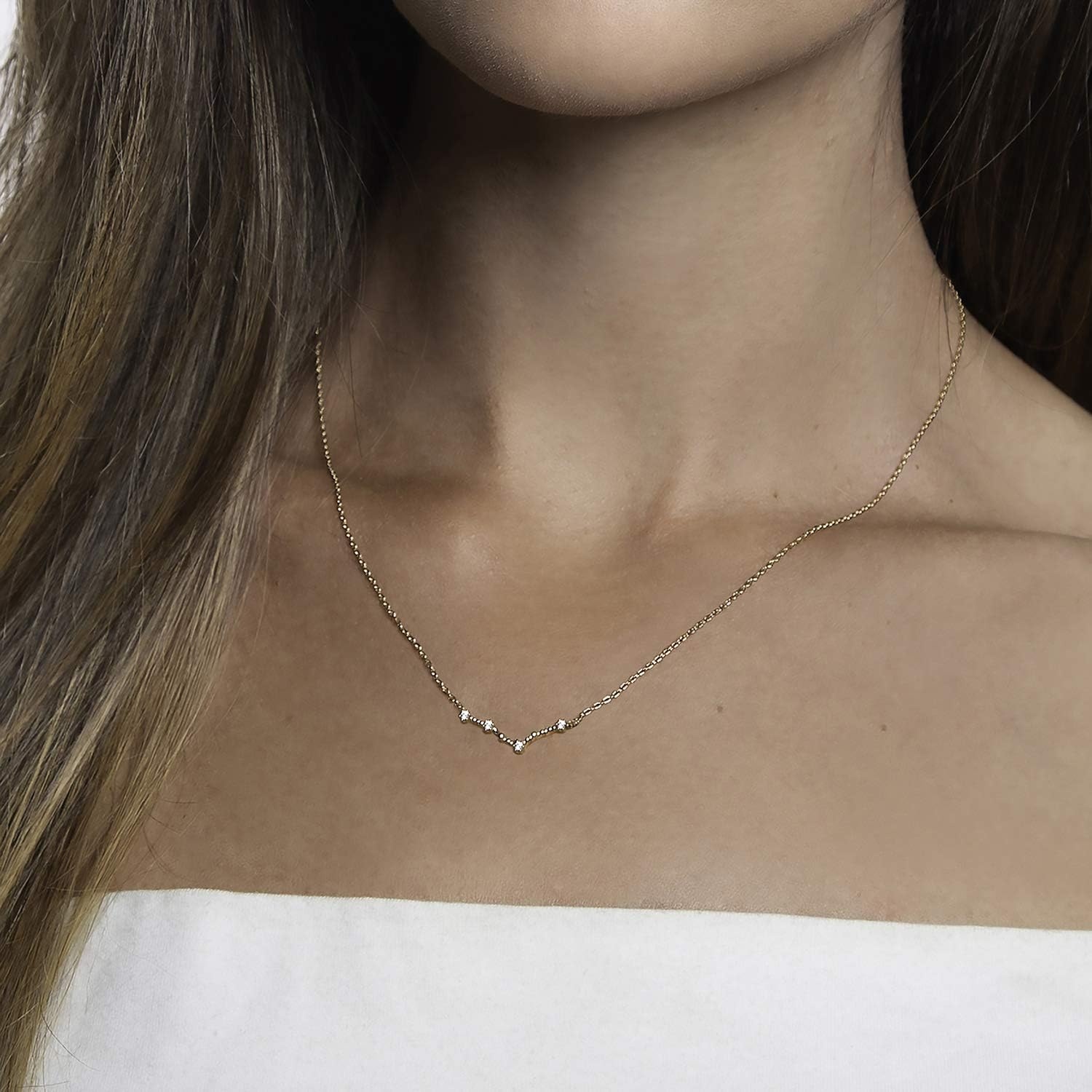 image:imagePAVOI 14K Gold Plated Astrology Constellation Horoscope Zodiac Necklace 1618Yellow Gold