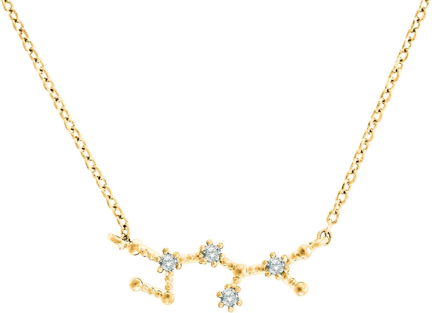 image:imagePAVOI 14K Gold Plated Astrology Constellation Horoscope Zodiac Necklace 1618Yellow Gold