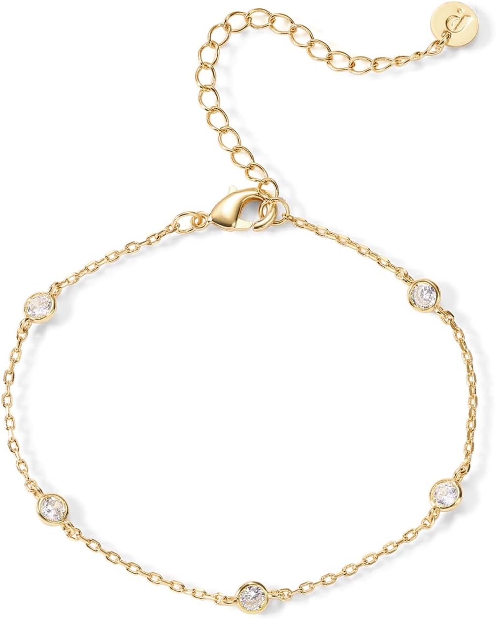 image:imagePAVOI 14K Gold Plated Beaded Bracelet for Women Stackable Gold Bead Bracelet Adjustable Dainty Gold JewelryYellow Gold