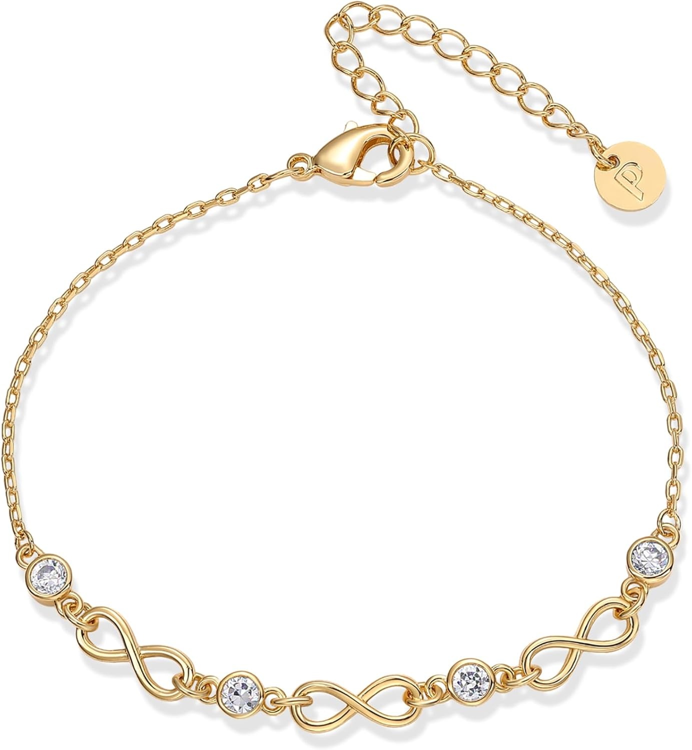 image:imagePAVOI 14K Gold Plated Beaded Bracelet for Women Stackable Gold Bead Bracelet Adjustable Dainty Gold JewelryYellow Gold