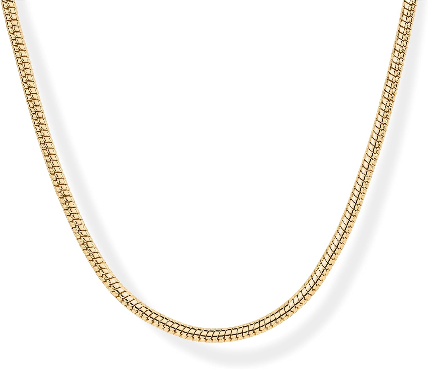 image:imagePAVOI 14K Gold Plated Chunky Chain Choker Necklaces for Women Gold Statement Graduated Link Chain Necklace Bold Oval Link Barbell Links Paperclip ChainsSnake 3MM