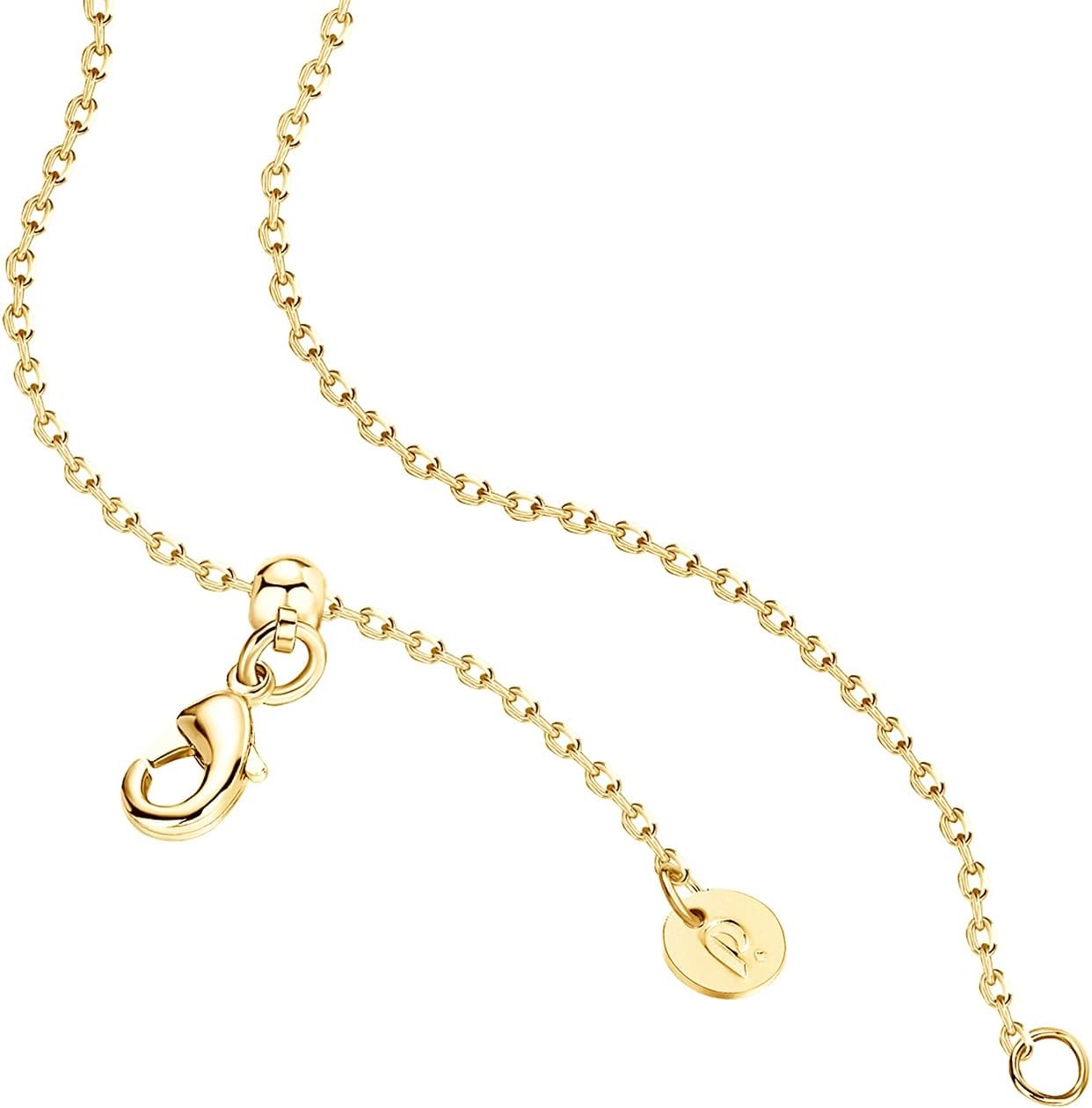 image:imagePAVOI 14K Gold Plated Cubic Zirconia Heart Necklace Cute Dainty Love Pendant Necklaces for Women Valentines Day Trendy JewelryYellow Gold