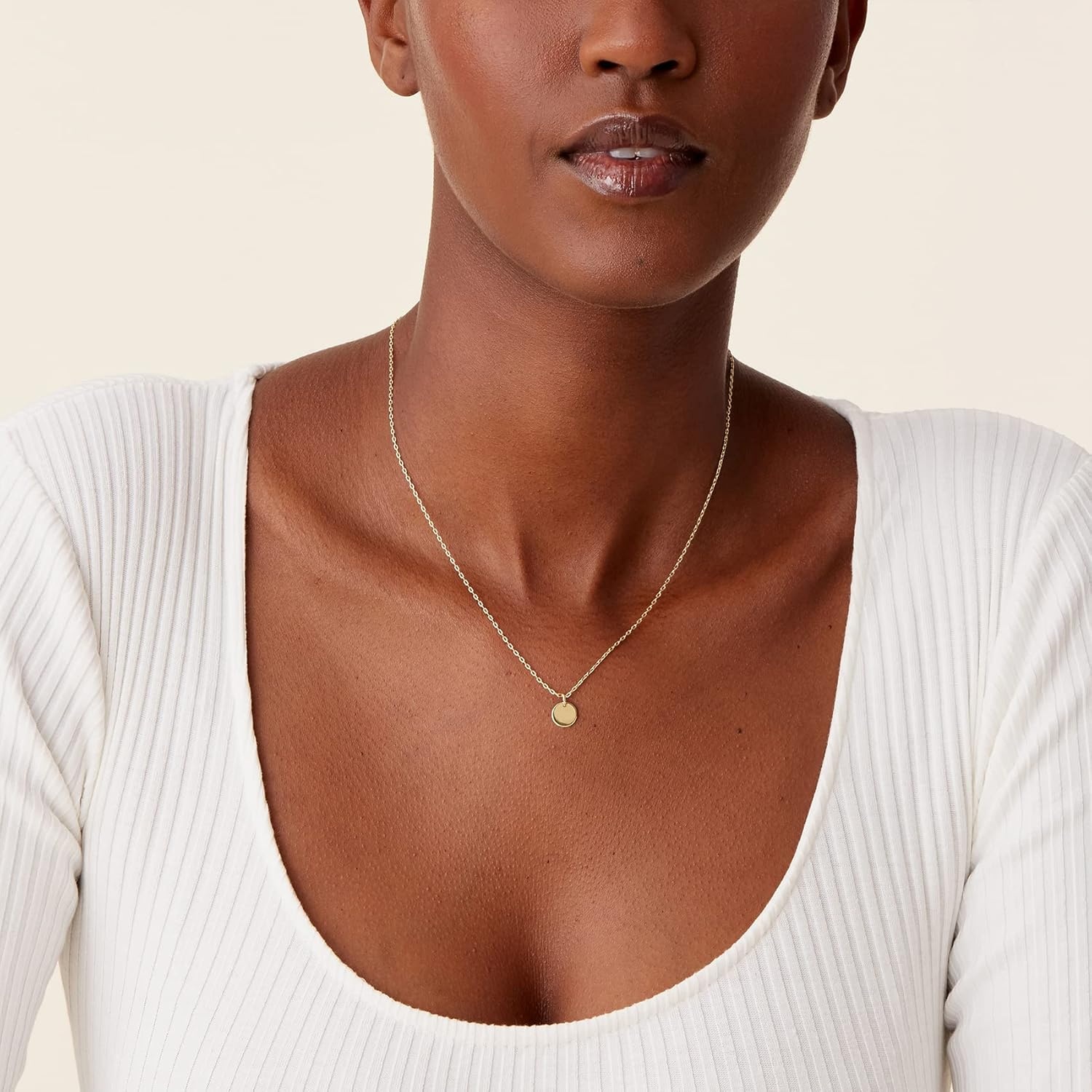 image:imagePAVOI 14K Gold Plated Dainty Cubic Zirconia Pendant Necklace for Women Dot Elephant Butterfly Pineapple Lock Knot Palm Tree Bow Smiley Pendant Layering Chain NecklacesYellow Gold