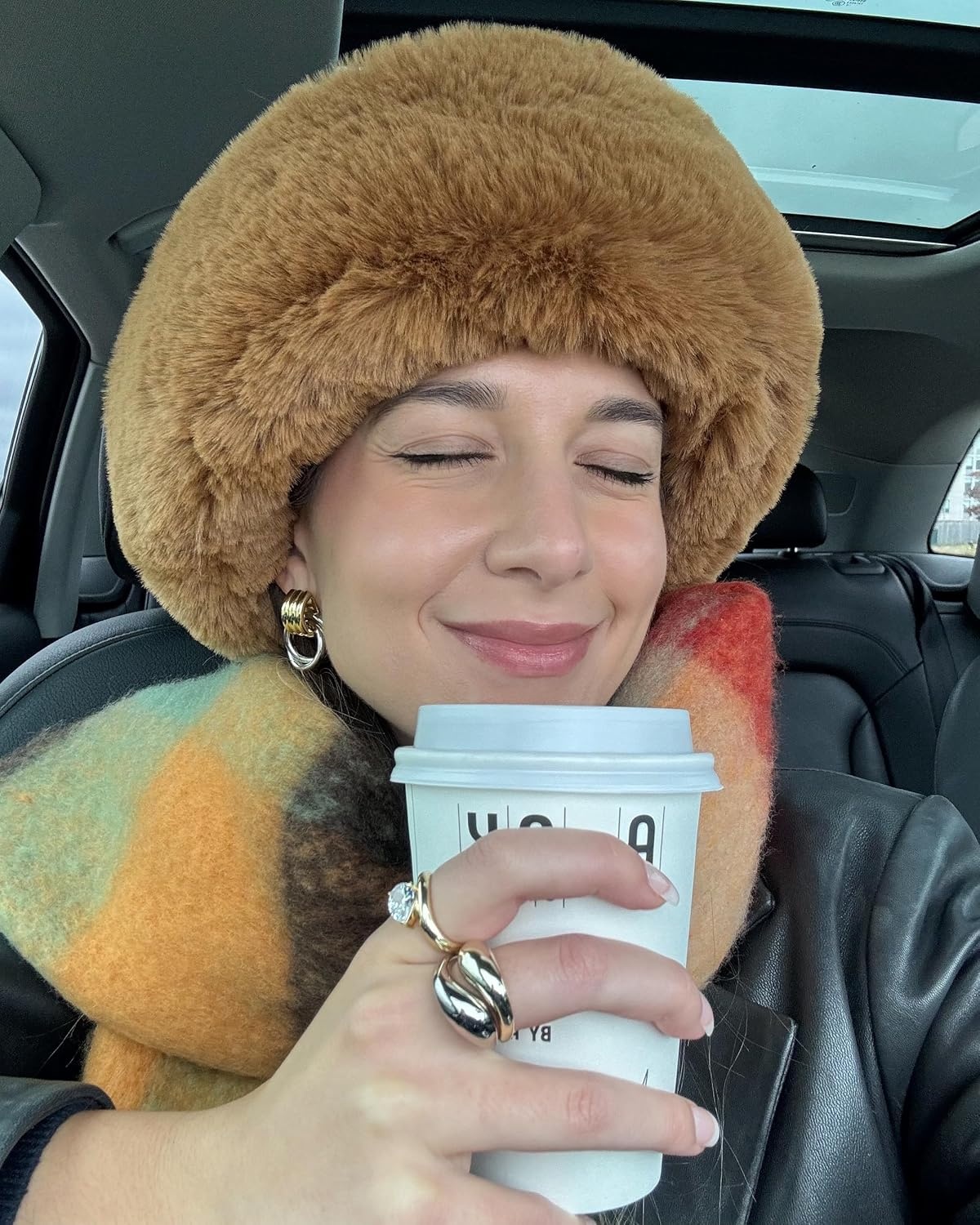 image:imagePAVOI 14K Gold Plated Door Knocker Statement Earrings for Women Chunky Gold Earrings for Women Trendy Mixed Metals Bold Knot Drop Dangle JewelryTwoToned