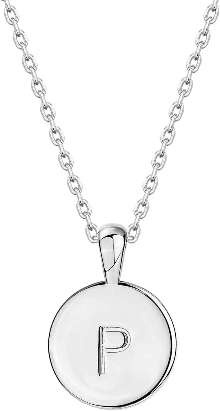 image:imagePAVOI 14K Gold Plated Initial Letter Pendant Necklace for Women Gold Alphabetical Initial Necklace P