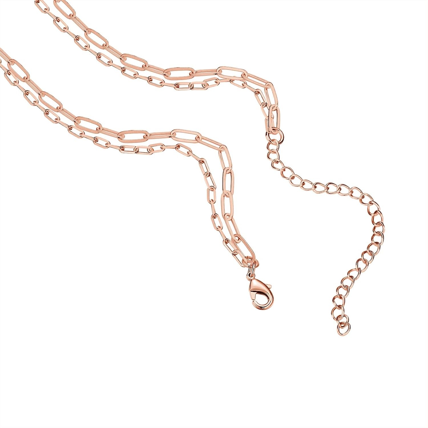 image:imagePAVOI 14K Gold Plated Layering Necklaces  Stylish Minimalist Design Pendant Necklaces  Bar Circle Lotus Disc Dog Tag Horizontal Bar Pendants for WomenRose Gold