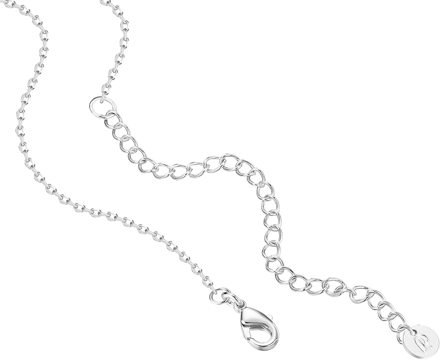 image:imagePAVOI 14K Gold Plated Station Necklace Simulated Diamond Layering Necklaces Womens CZ ChainWhite Gold