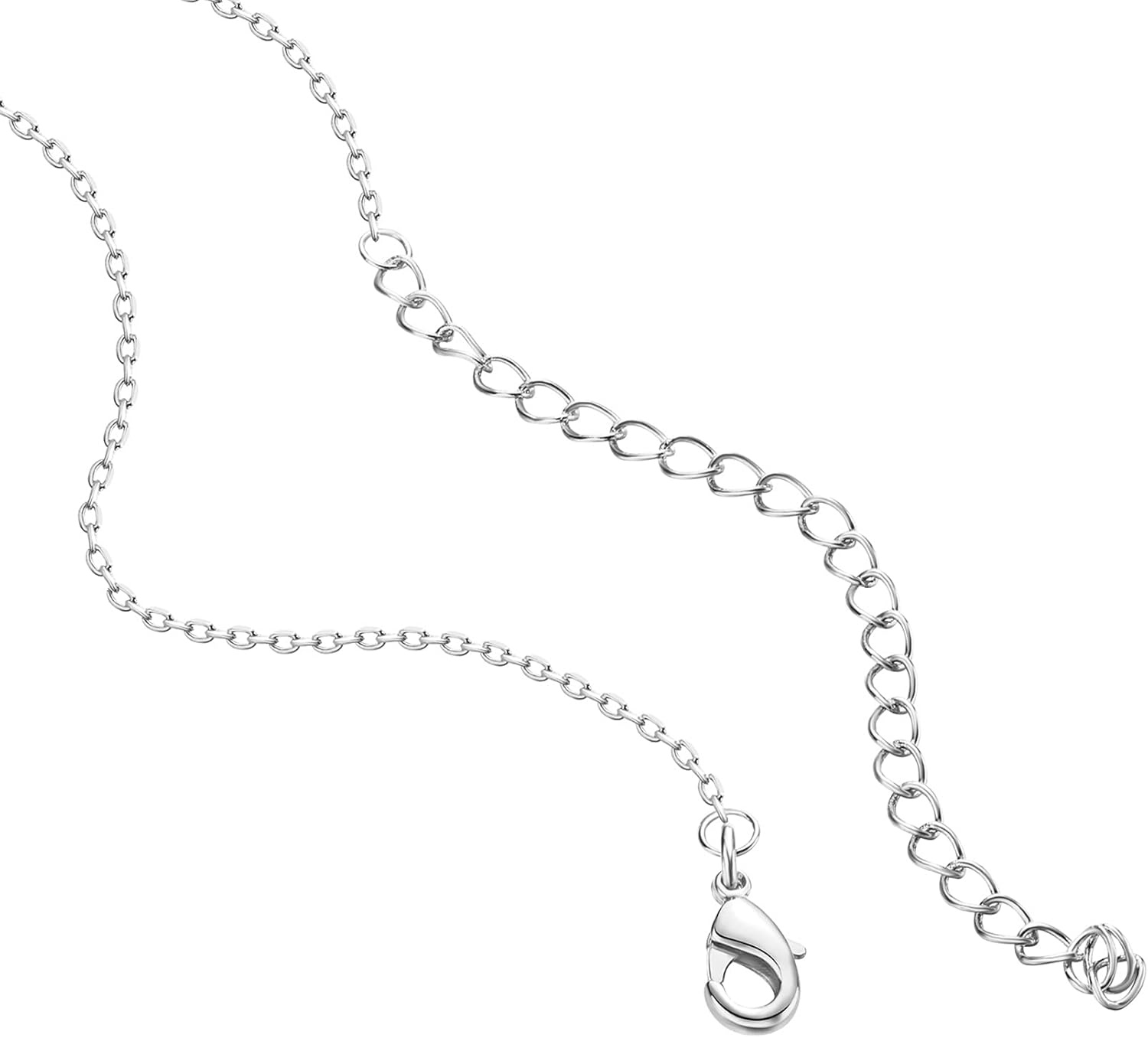 image:imagePAVOI 14K Gold Plated Station Necklace Simulated Diamond Layering Necklaces Womens CZ ChainWhite Gold