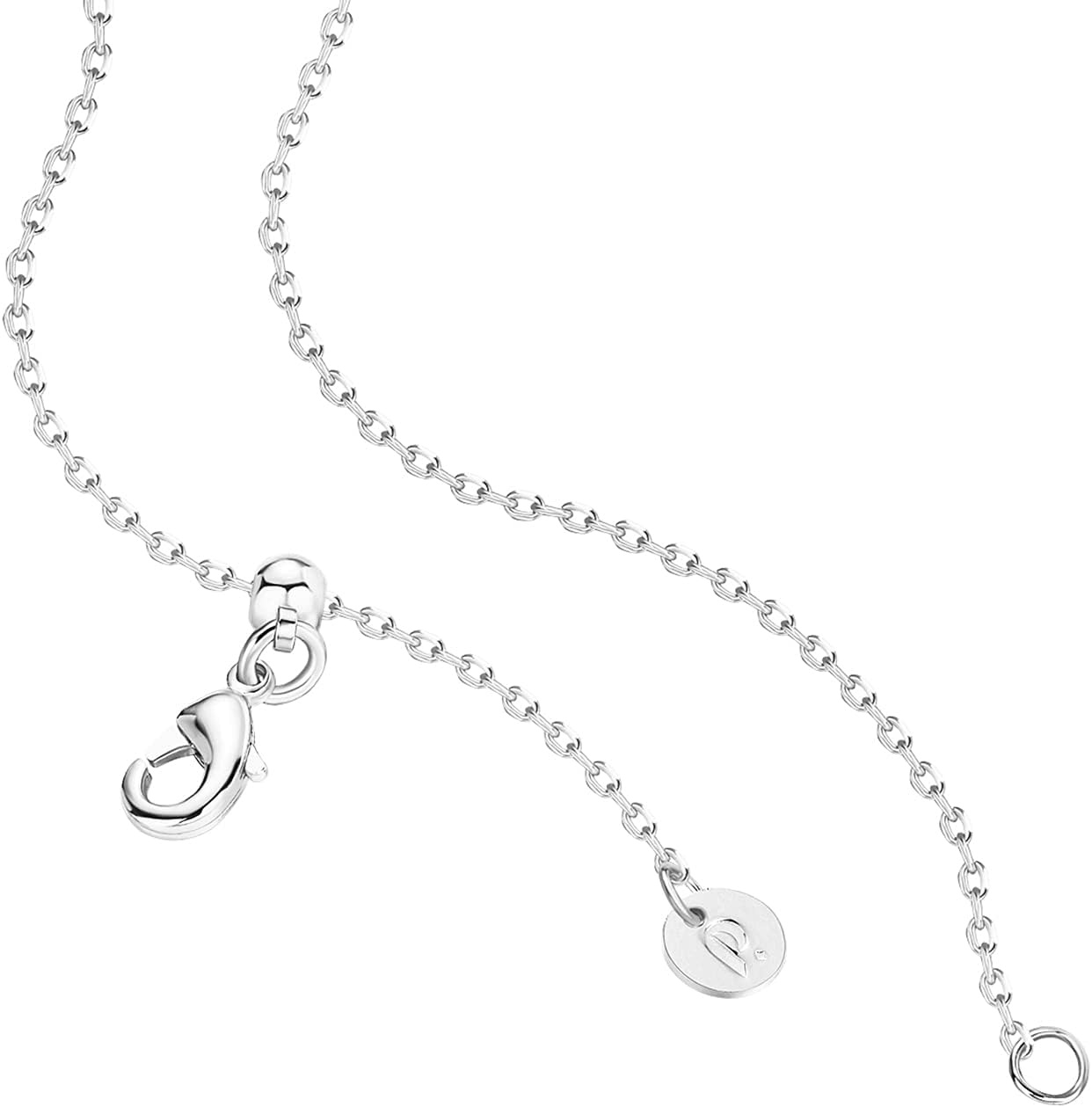image:imagePAVOI 14K Gold Plated Station Necklace Simulated Diamond Layering Necklaces Womens CZ ChainWhite Gold