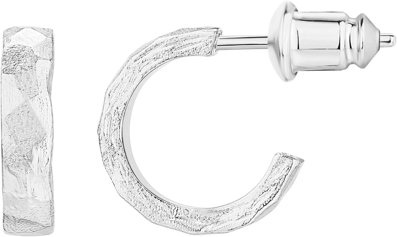 image:imagePAVOI 14K Gold Plated Thin Square Edge Open Hoop Earrings for Women Trendy Lightweight Open Hoops110 Millimeters