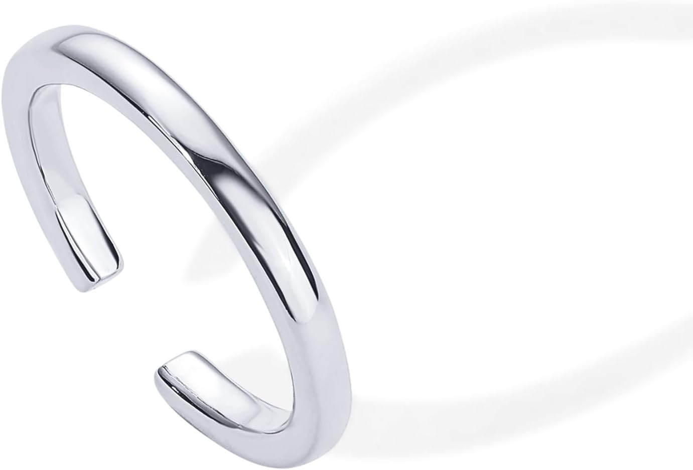 image:imagePAVOI 18K Gold Plated Toe Rings for Women Trendy CrissCross and Classic Band Toe Ring2 Millimeters