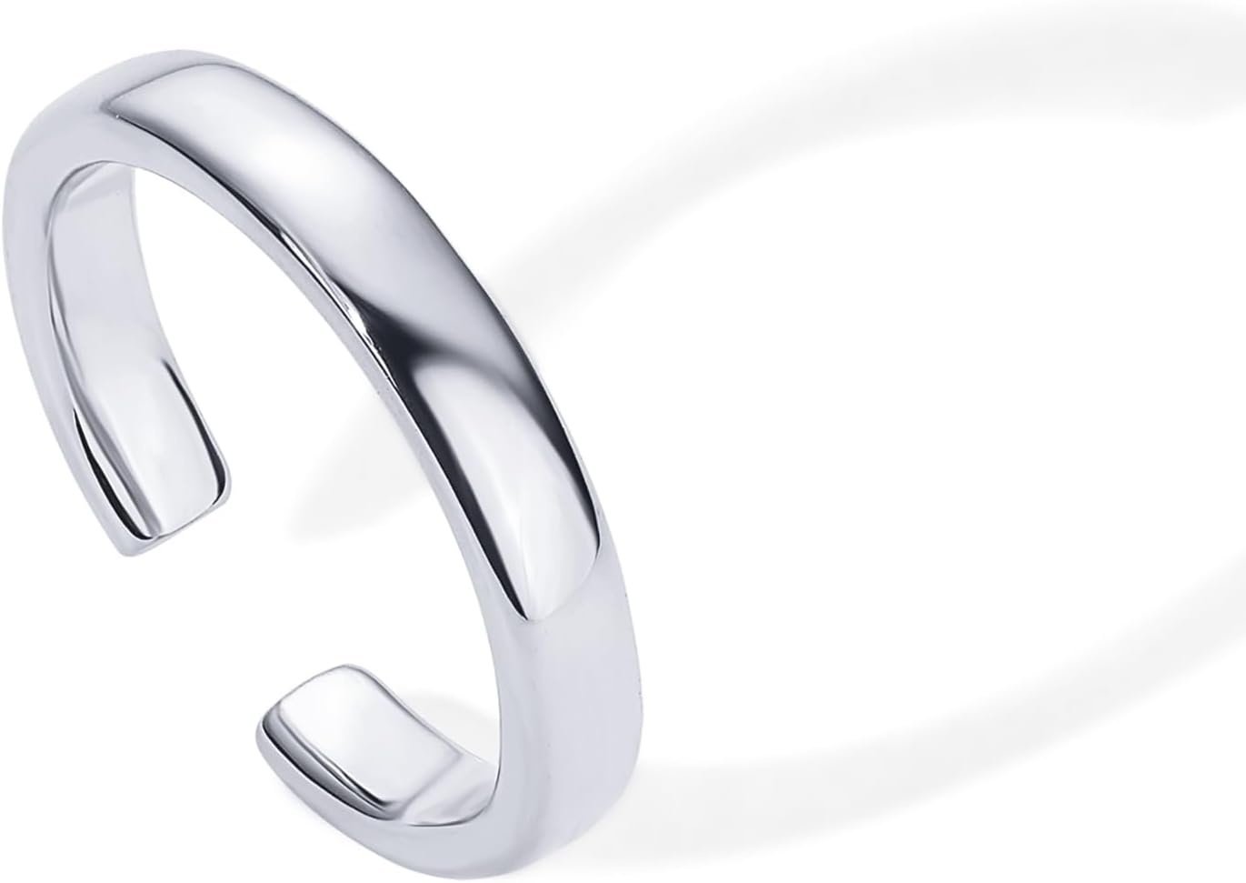 image:imagePAVOI 18K Gold Plated Toe Rings for Women Trendy CrissCross and Classic Band Toe Ring3 Millimeters