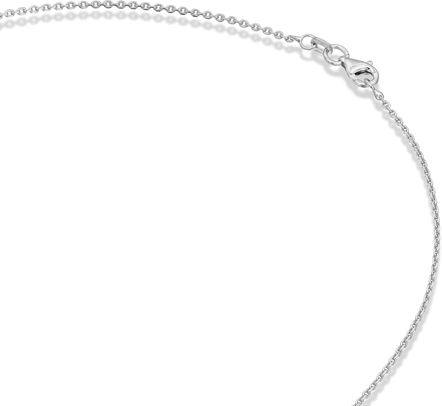 image:imagePAVOI 22K Gold Plated Chain Necklace For Women Italian Solid 925 Sterling Silver Necklace for Men Cuban Link Rope Snake amp Rope DiamondCut Herringbone Trendy Unisex JewelryWhite Gold