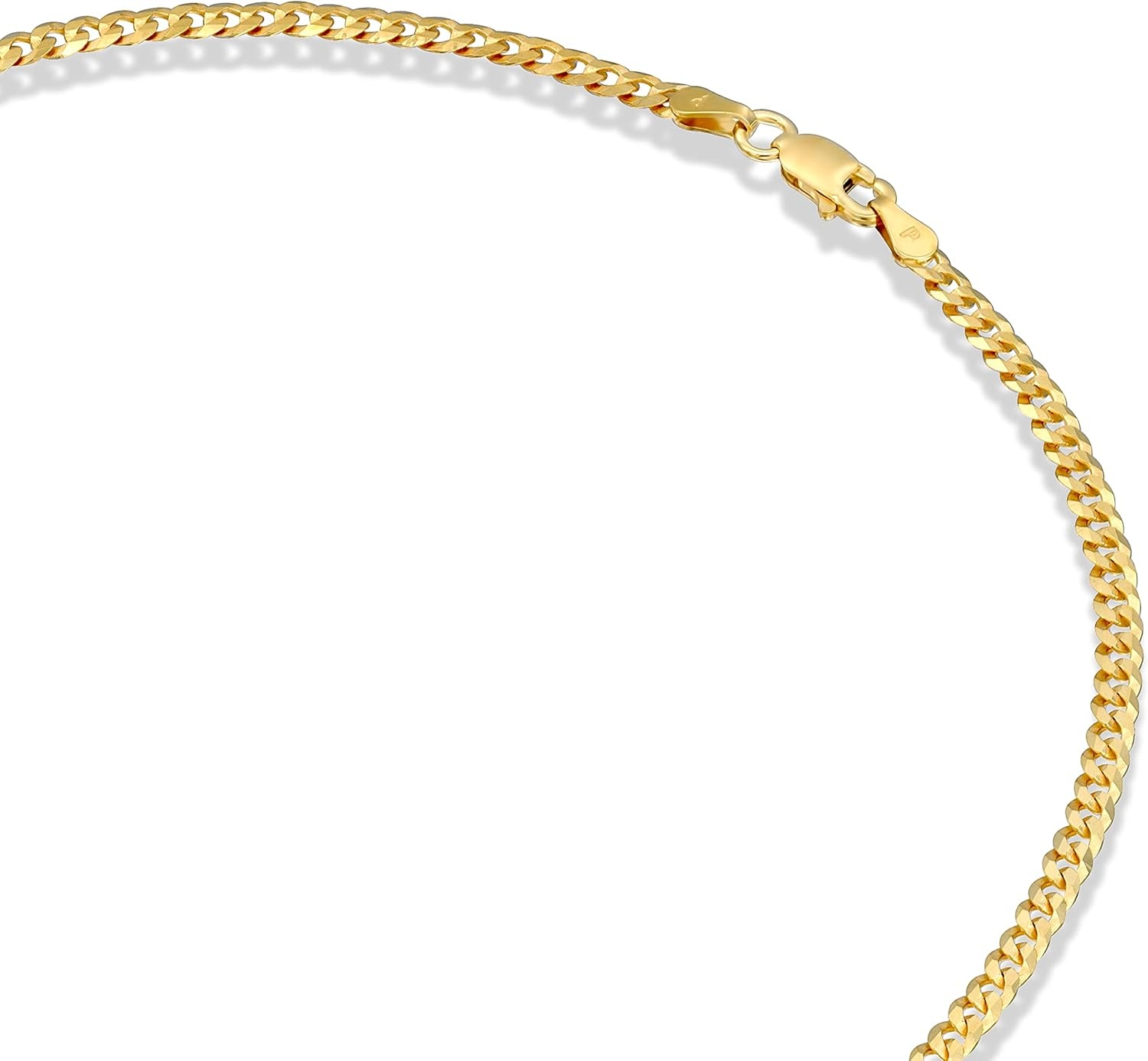 image:imagePAVOI 22K Gold Plated Chain Necklace For Women Italian Solid 925 Sterling Silver Necklace for Men Cuban Link Rope Snake amp Rope DiamondCut Herringbone Trendy Unisex JewelryYellow Gold