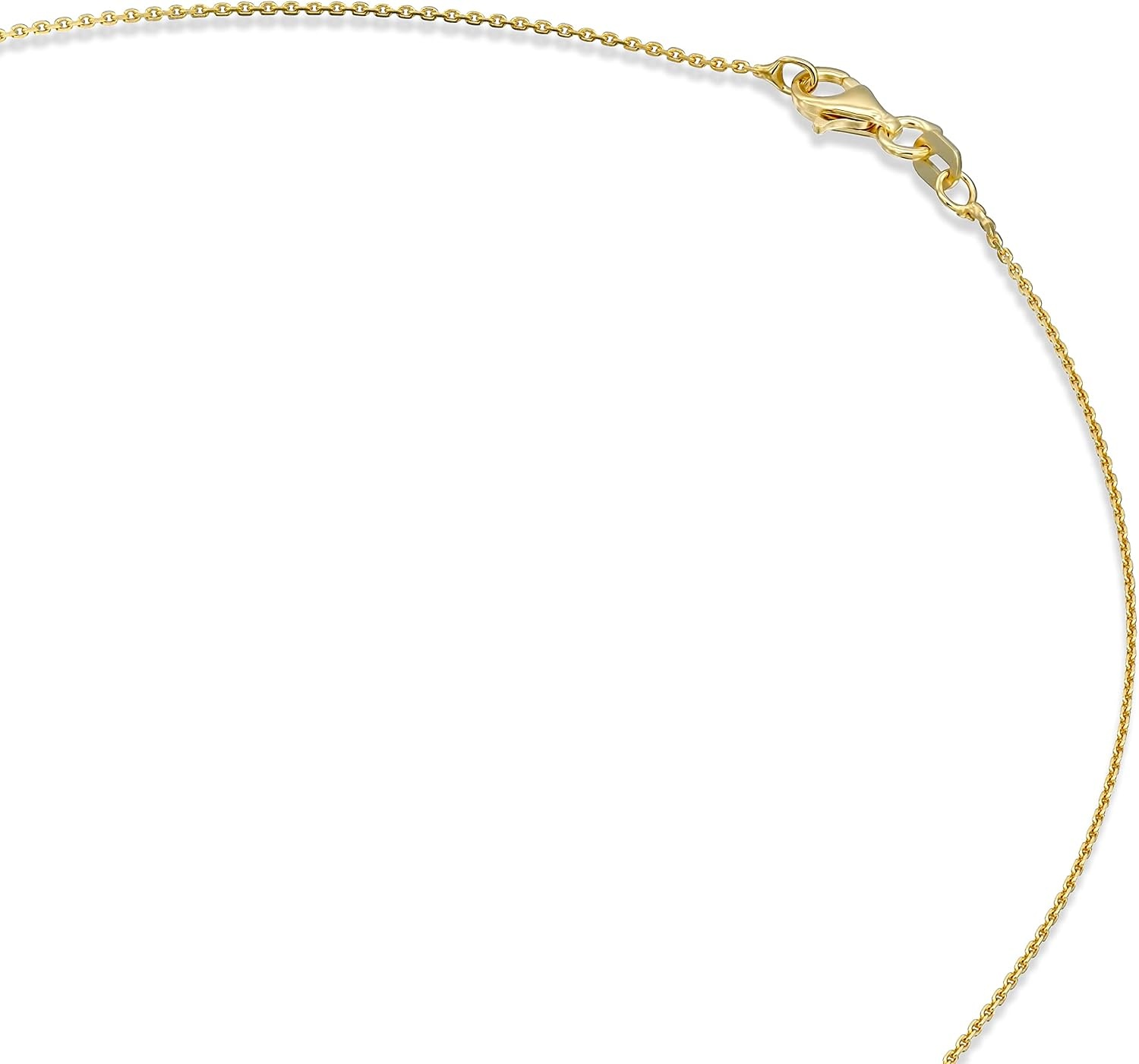 image:imagePAVOI 22K Gold Plated Chain Necklace For Women Italian Solid 925 Sterling Silver Necklace for Men Cuban Link Rope Snake amp Rope DiamondCut Herringbone Trendy Unisex JewelryYellow Gold