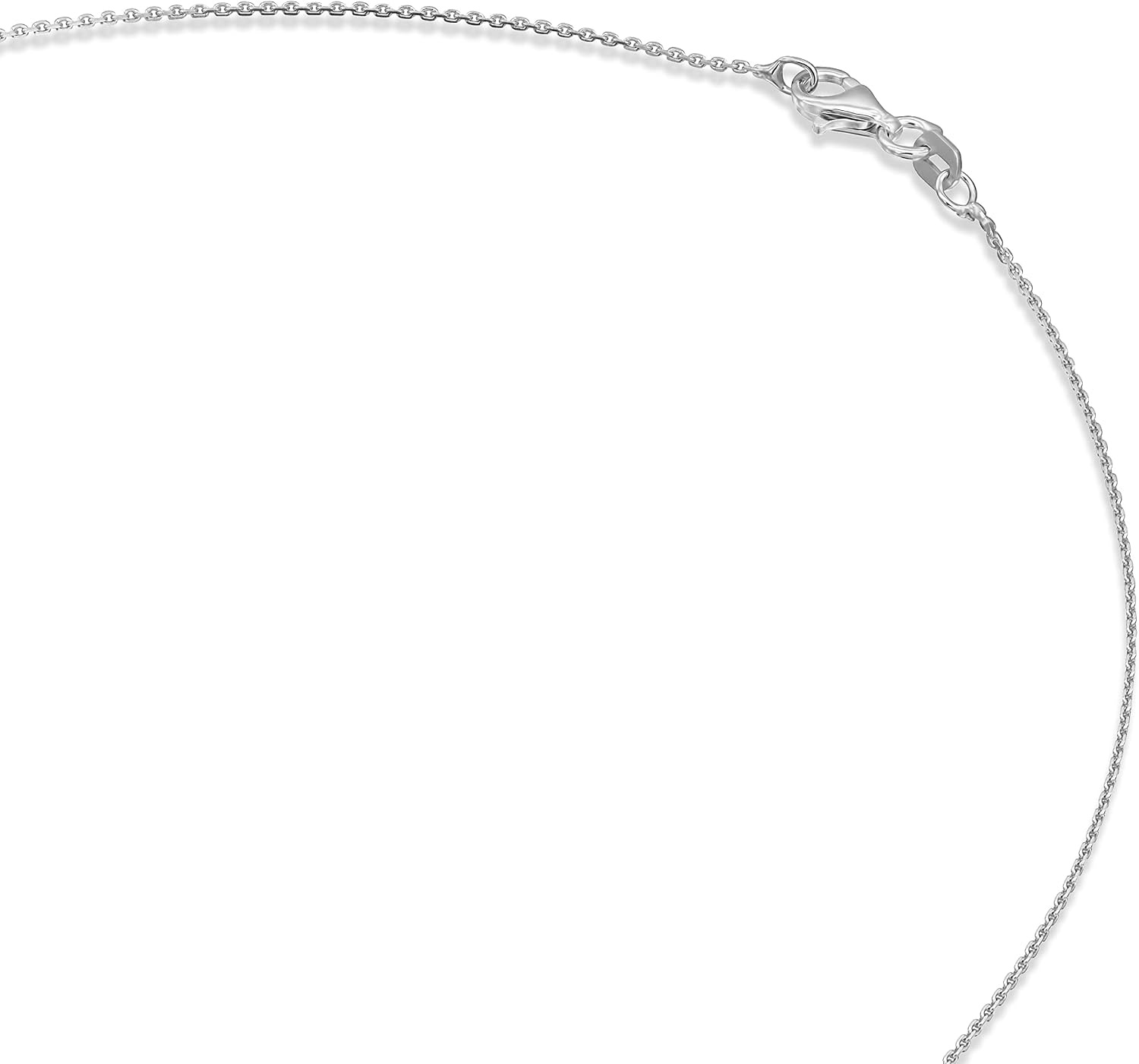 image:imagePAVOI 22K Gold Plated Chain Necklace For Women Italian Solid 925 Sterling Silver Necklace for Men Cuban Link Rope Snake amp Rope DiamondCut Herringbone Trendy Unisex JewelryWhite Gold