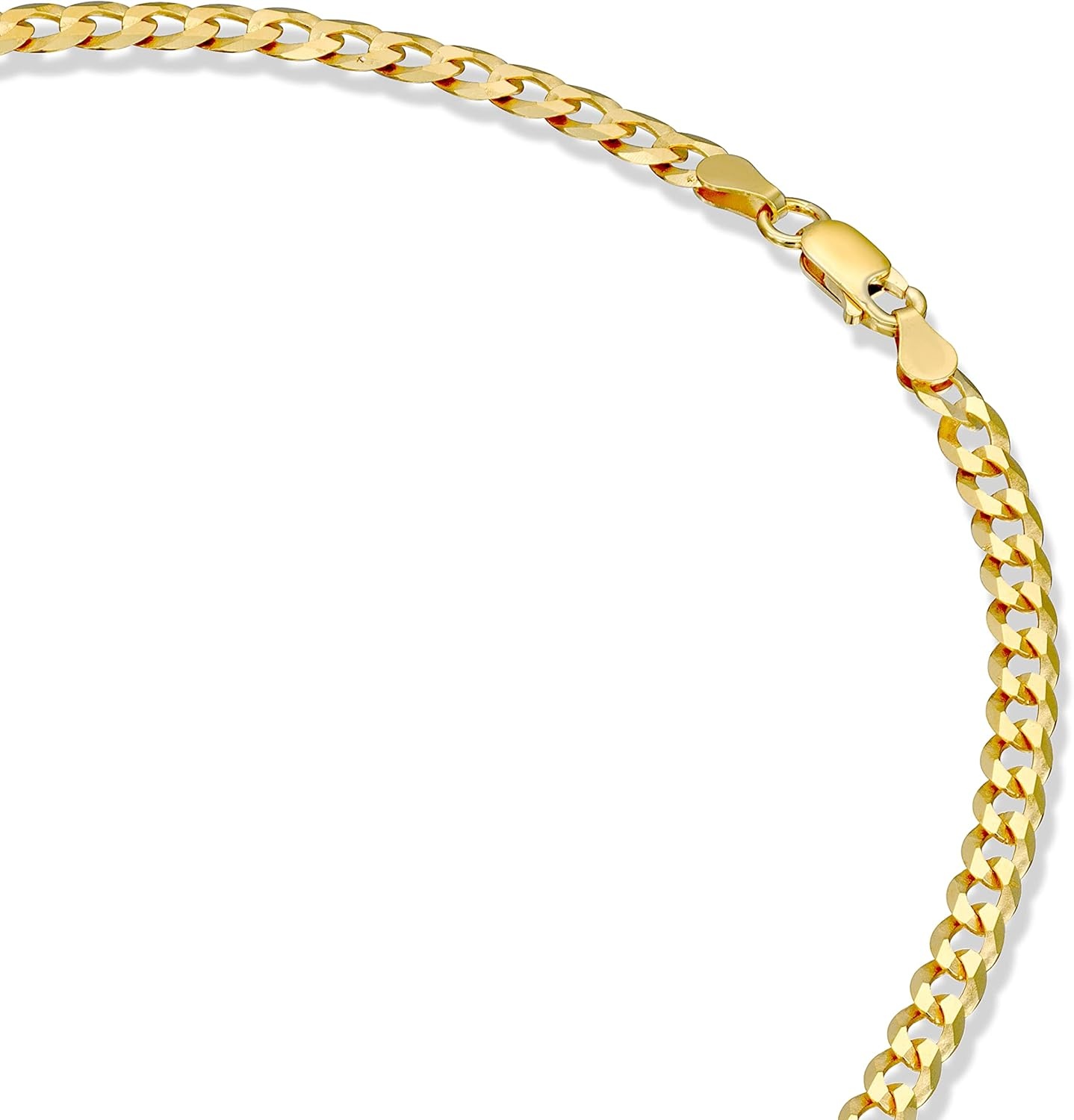 image:imagePAVOI 22K Gold Plated Chain Necklace For Women Italian Solid 925 Sterling Silver Necklace for Men Cuban Link Rope Snake amp Rope DiamondCut Herringbone Trendy Unisex JewelryYellow Gold