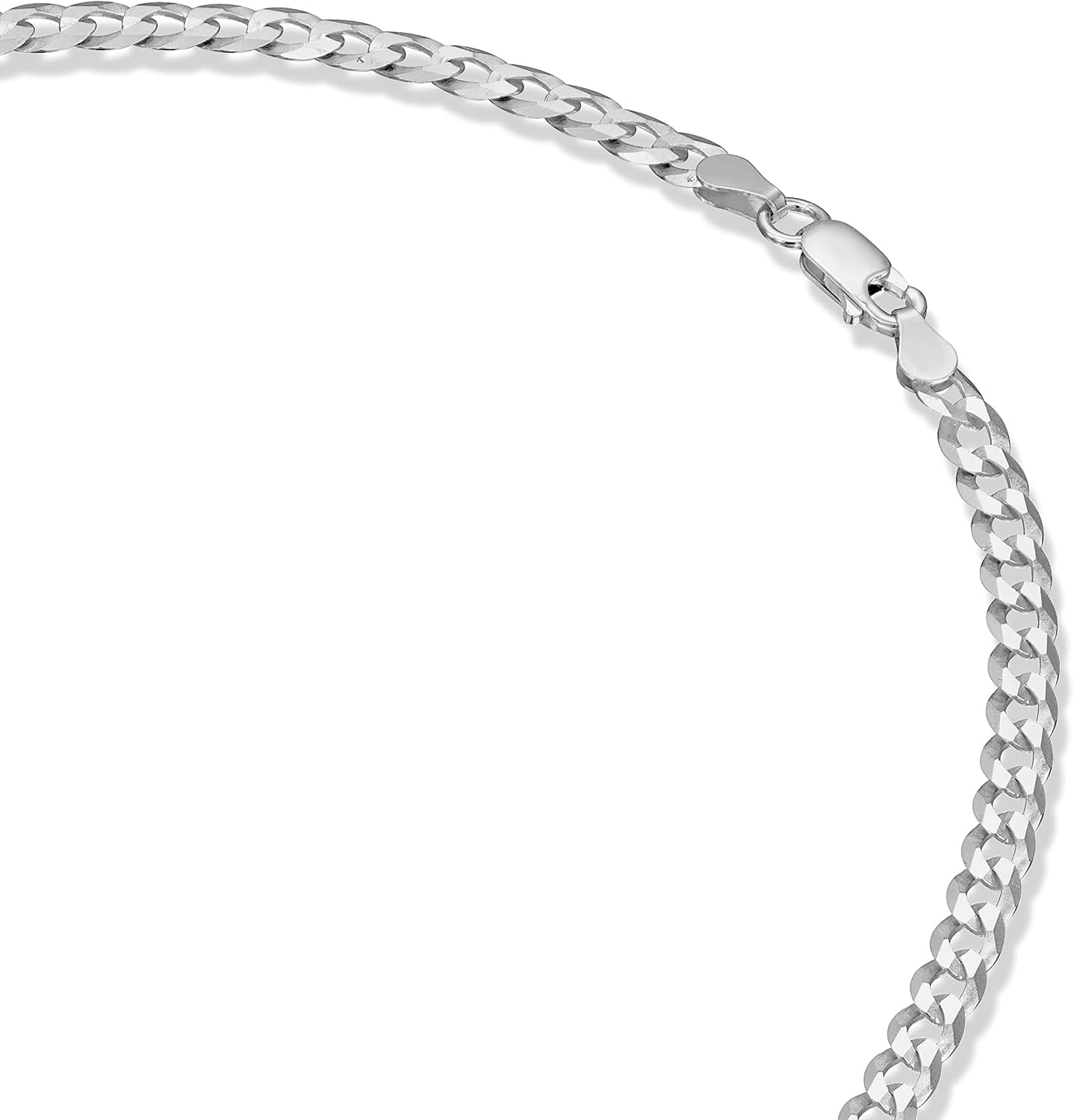 image:imagePAVOI 22K Gold Plated Chain Necklace For Women Italian Solid 925 Sterling Silver Necklace for Men Cuban Link Rope Snake amp Rope DiamondCut Herringbone Trendy Unisex JewelryWhite Gold
