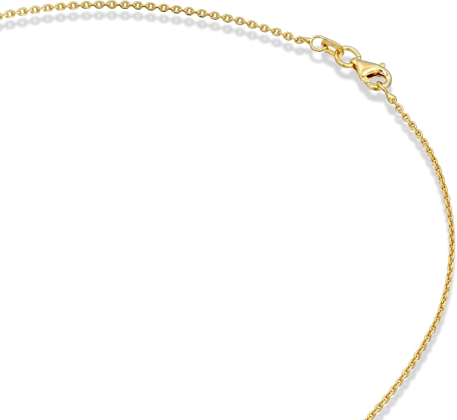image:imagePAVOI 22K Gold Plated Chain Necklace For Women Italian Solid 925 Sterling Silver Necklace for Men Cuban Link Rope Snake amp Rope DiamondCut Herringbone Trendy Unisex JewelryYellow Gold