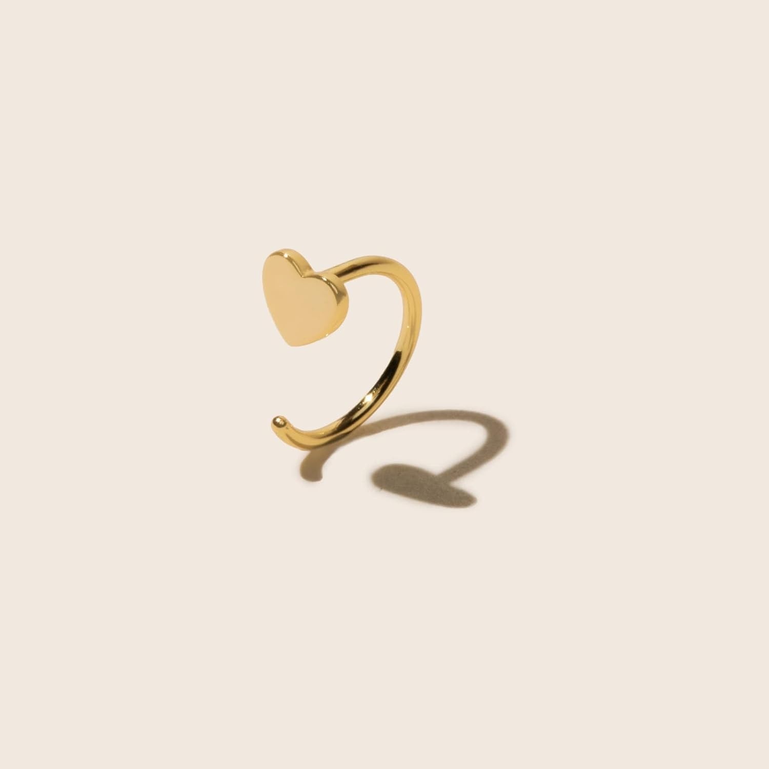 image:imagePAVOI 925 Sterling Silver Huggie Half Hoop Earrings Hypoallergenic Minimalist Tiny Cartilage EarringWhite Gold