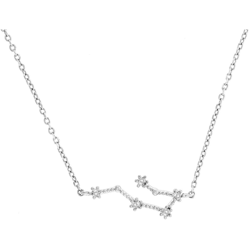 image:imagePAVOI 14K Gold Plated Astrology Constellation Horoscope Zodiac Necklace 1618White Gold