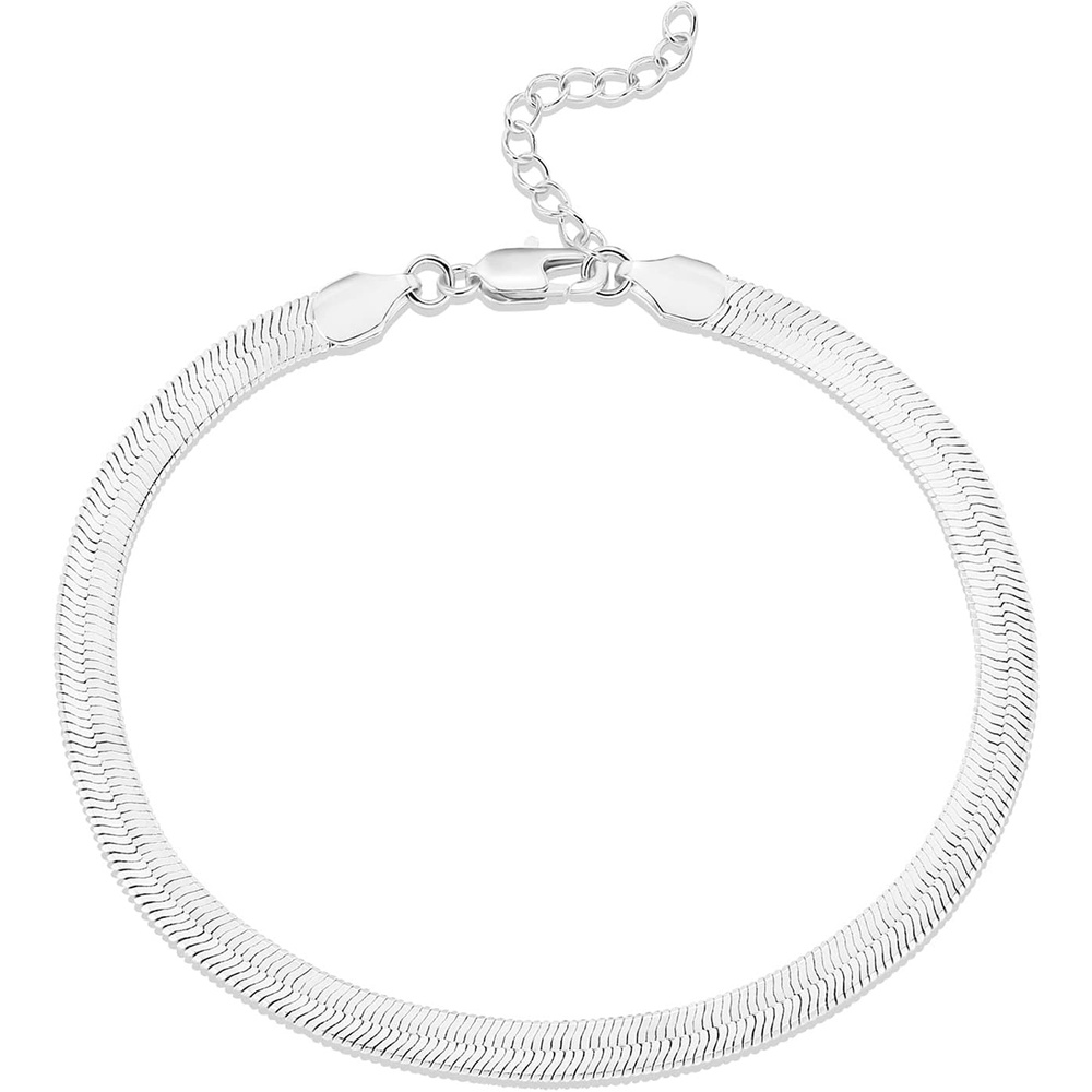image:imagePAVOI 14K Gold Plated Chain Anklets for Women  Minimalist Link Chain Ankle Bracelet  Dainty Gold Anklets for Women  Trendy Summer Beach Jewelry Gifts  Snake Figaro Mariner Paperclip BeadedSnakeL