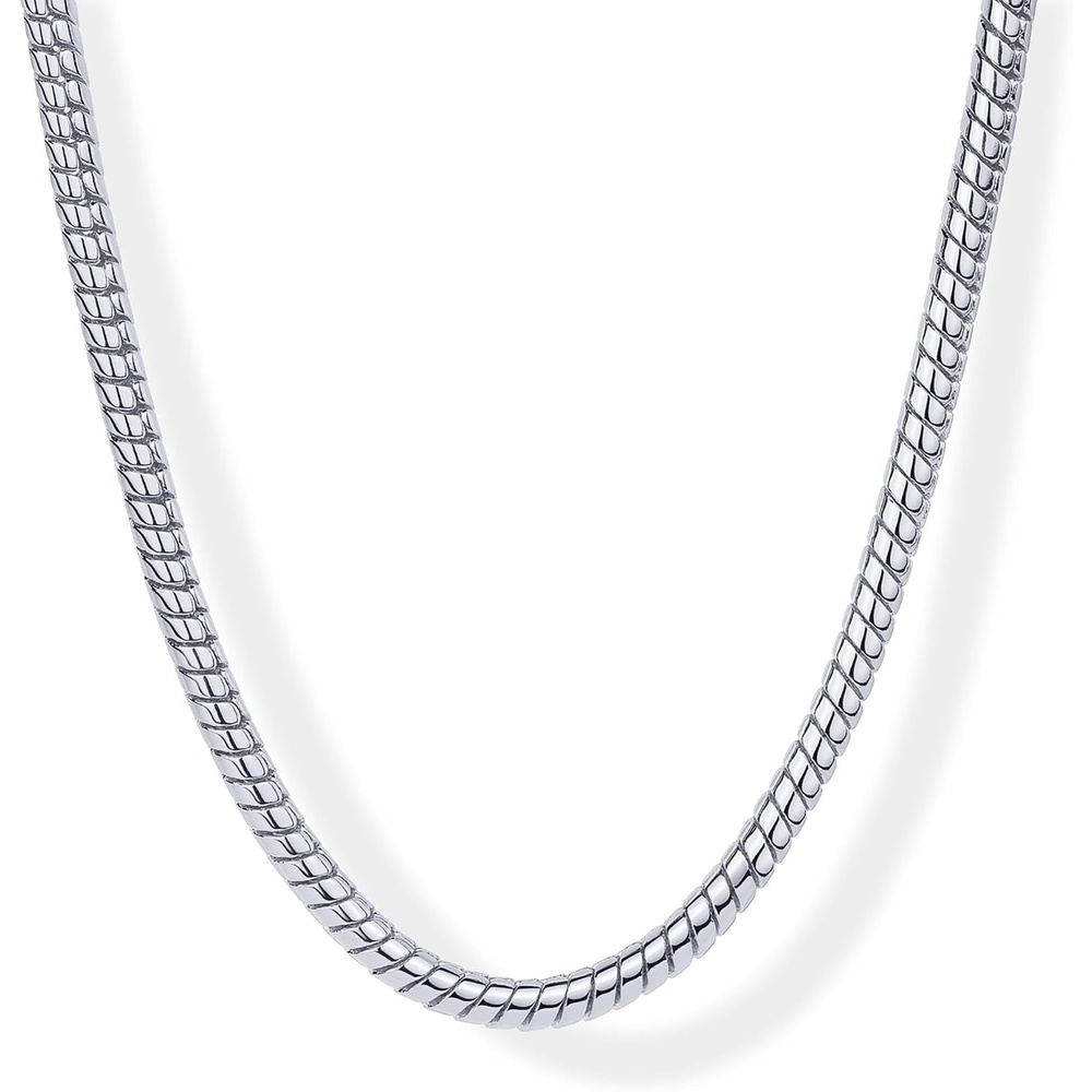 image:imagePAVOI 14K Gold Plated Chunky Chain Choker Necklaces for Women Gold Statement Graduated Link Chain Necklace Bold Oval Link Barbell Links Paperclip ChainsSnake 5MM