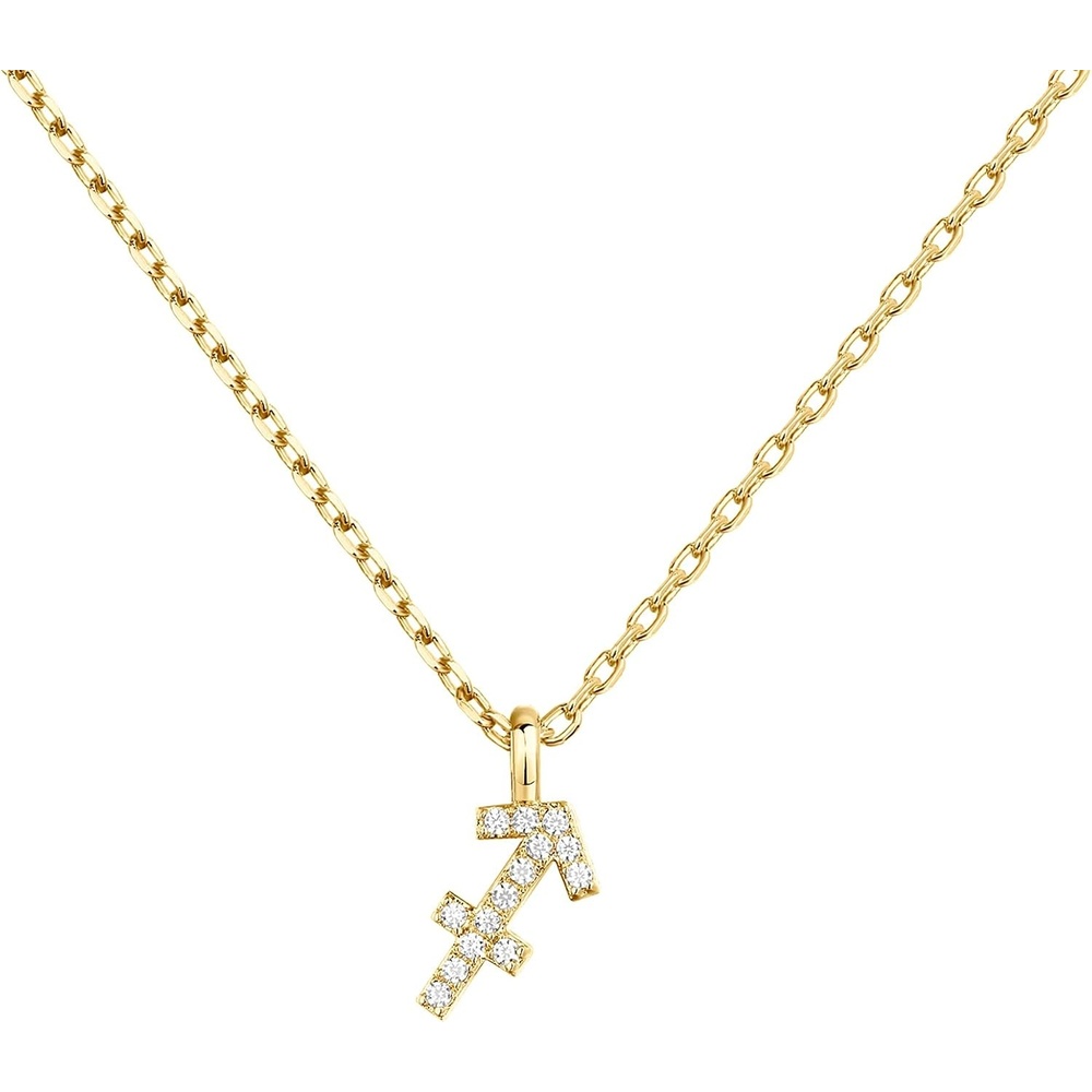 image:imagePAVOI 14K Gold Plated Cubic Zirconia Astrology Necklaces for Women  Zodiac Pendant Jewelry Gifts  Zodiac Sign Pendant NecklacesSagittarius