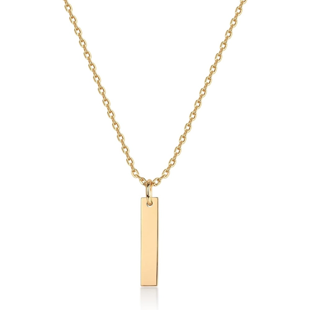 image:imagePAVOI 14K Gold Plated Dainty Cubic Zirconia Pendant Necklace for Women  Dot Elephant Butterfly Pineapple Lock Knot Palm Tree Bow Smiley Pendant  Layering Chain NecklacesYellow Gold