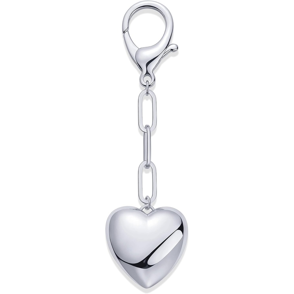 image:imagePAVOI 14K Gold Plated Heart amp Cherry Bag Charm for Handbags  Chunky Charm for Purse amp Totes  Valentines Day Gold KeychainHeart