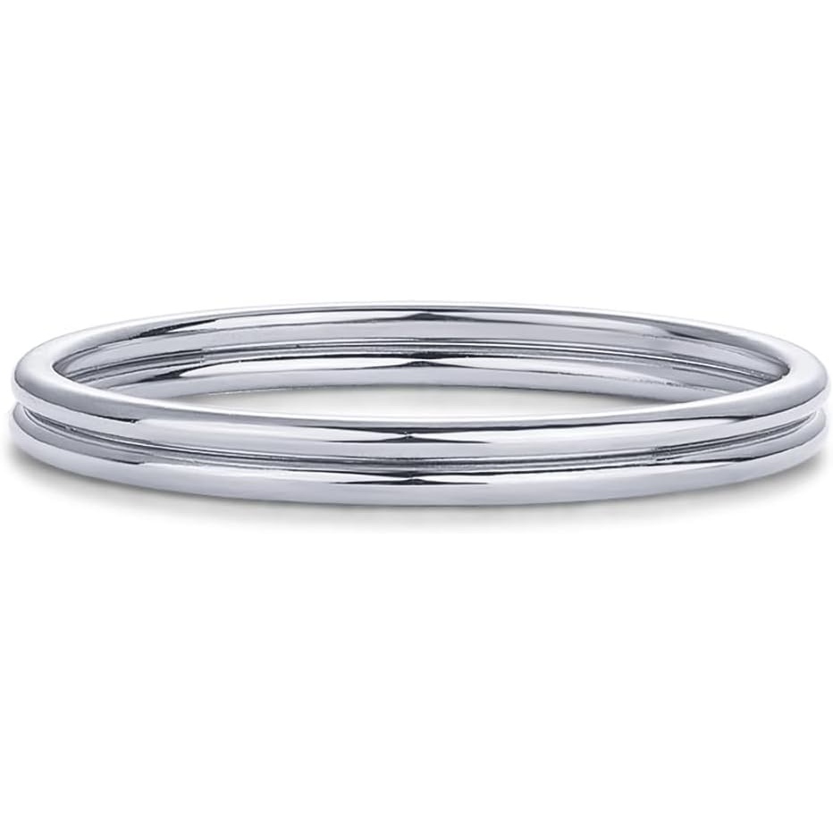 image:imagePAVOI 14K Gold Plated Stackable Ring Pack for Women Waterproof Stainless Steel Dainty Layering Thin Rings SetWhite Gold