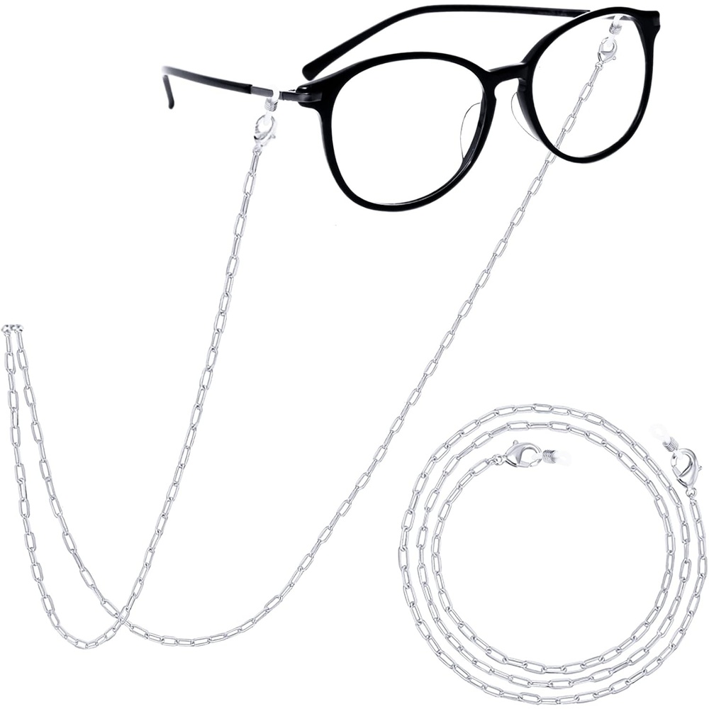 image:imagePAVOI 14K Gold Plated SunglassesGlasses Strap Lanyard Glasses Chains for Women Gold Eye Glasses Holder Around NeckWhite Gold