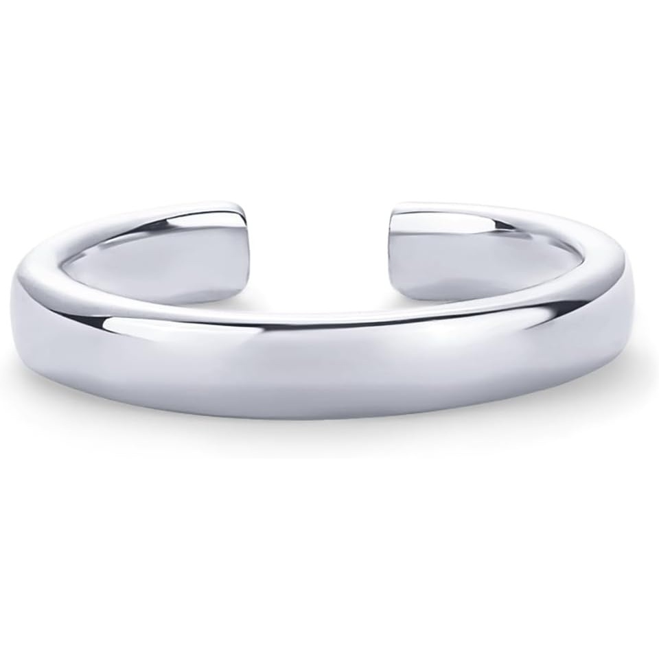 image:imagePAVOI 18K Gold Plated Toe Rings for Women Trendy CrissCross and Classic Band Toe Ring3 Millimeters