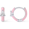 White Gold - Pink Enamel
