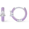 White Gold - Purple Enamel