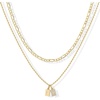 Minimalist Gold Pendant with Cubic Zirconia