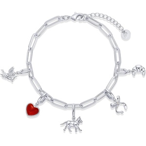 PAVOI 14K Gold Plated Adjustable Bracelet for Women | Twisted Bar & Paperclip Charm Chain Bracelets with Moon, Evil Eye, Teddy Bear, Valentines Day Heart Lock, Airplane, Dog, Cowboy Boot, Cat, Cupid & More | Fashion Jewelry(Cat)