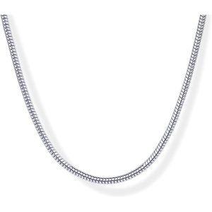 PAVOI 14K Gold Plated Chunky Chain Choker Necklaces for Women | Gold Statement Graduated Link Chain Necklace | Bold Oval Link Barbell Links Paperclip Chains(Snake – 3MM)