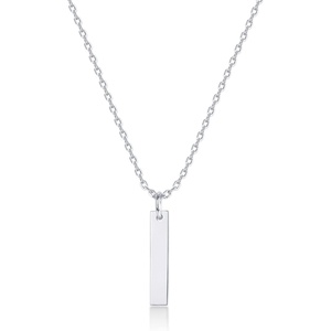 PAVOI 14K Gold Plated Dainty Cubic Zirconia Pendant Necklace for Women | Dot, Elephant, Butterfly, Pineapple, Lock, Knot, Palm Tree, Bow, Smiley Pendant | Layering Chain Necklaces(White Gold)