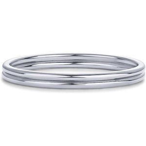 PAVOI 14K Gold Plated Stackable Ring Pack for Women | Waterproof Stainless Steel Dainty Layering Thin Rings Set(White Gold)