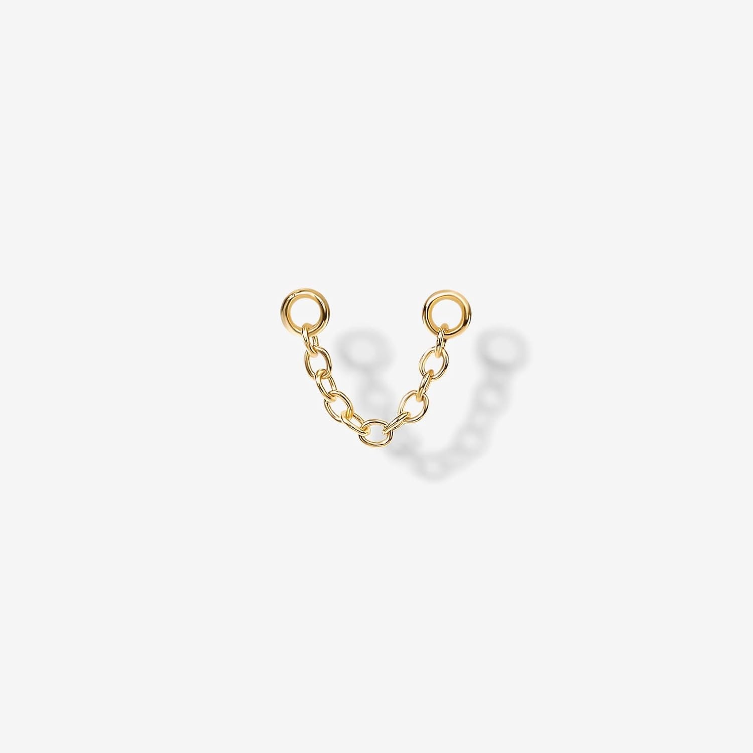 image:imagePAVOI 14K Earrings Chain Connectors 45 Millimeters Yellow Gold15 Millimeters