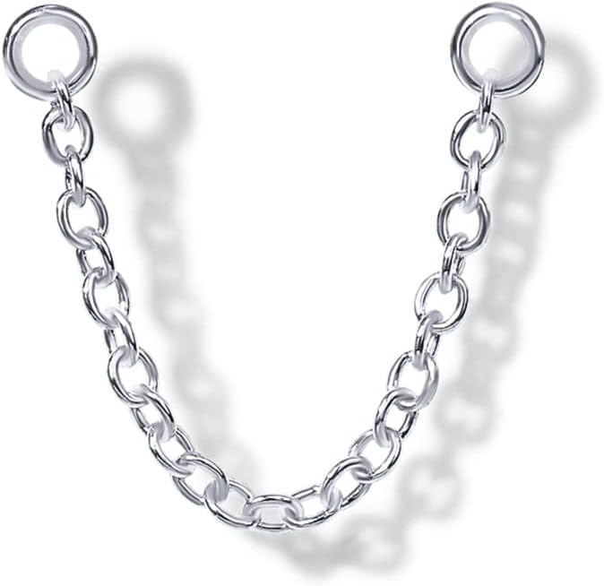image:imagePAVOI 14K Earrings Chain Connectors 45 Millimeters Yellow Gold30 Millimeters