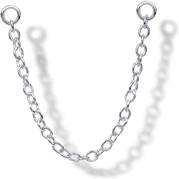 image:imagePAVOI 14K Earrings Chain Connectors 45 Millimeters Yellow Gold45 Millimeters